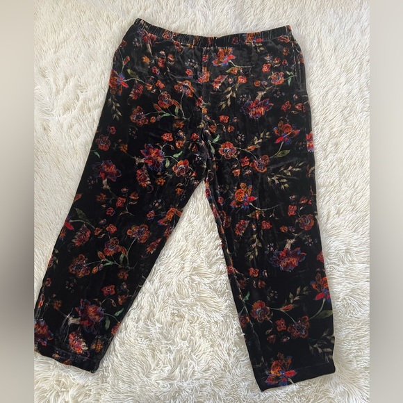 Jade by Johnny Was Moonlight Velvet printed tapered pants - Size XL - Picture 1 of 8